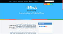 Desktop Screenshot of ijiminds.com
